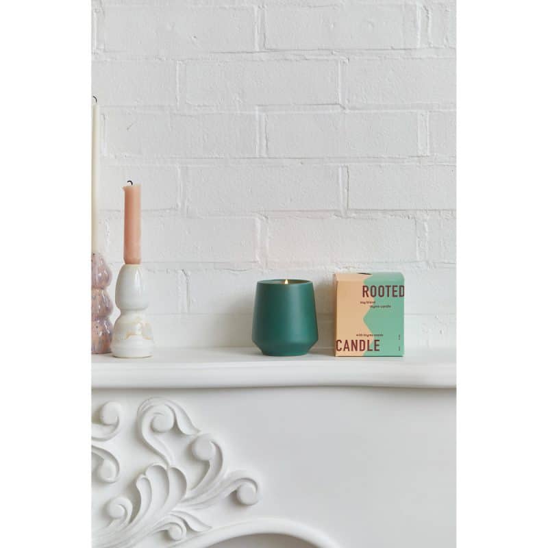 Custom Modern Sprout® Rooted Candle - Dark Teal-Thyme - 5