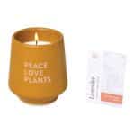 Custom Modern Sprout® Rooted Candle - Mustard-Lavender - 2