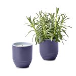 Custom Modern Sprout® Garden Vibes Candle/Planter - Violet Hour-Lavender - 1