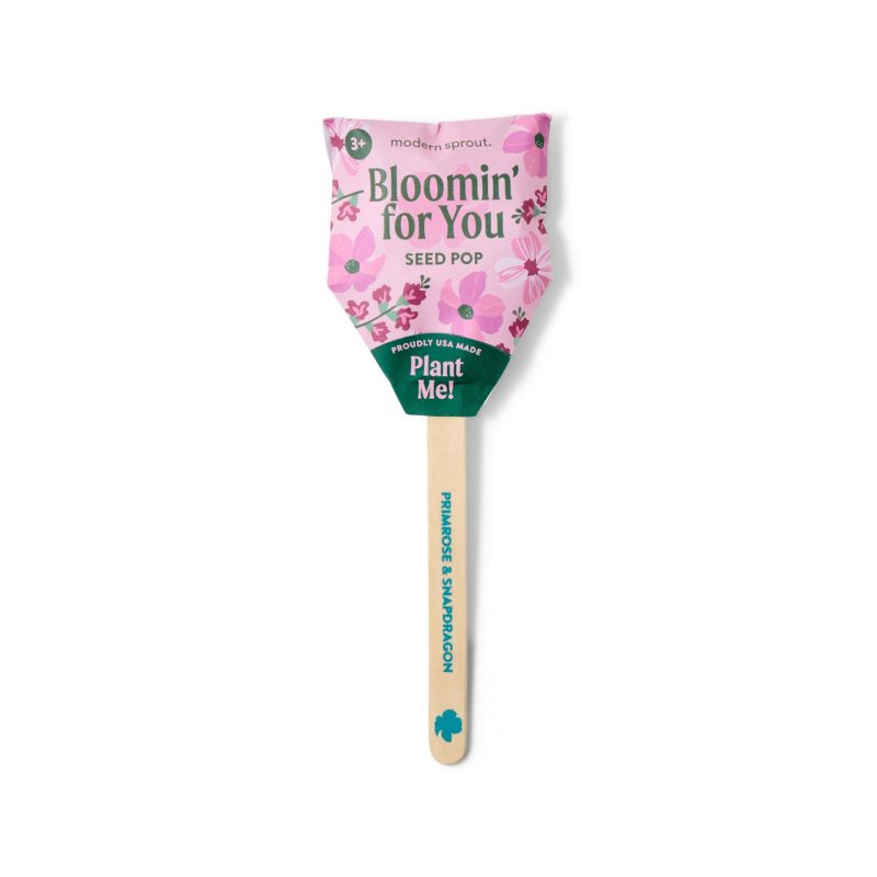 Custom Modern Sprout Flower Seed Pop - Bloomin' for you - 1